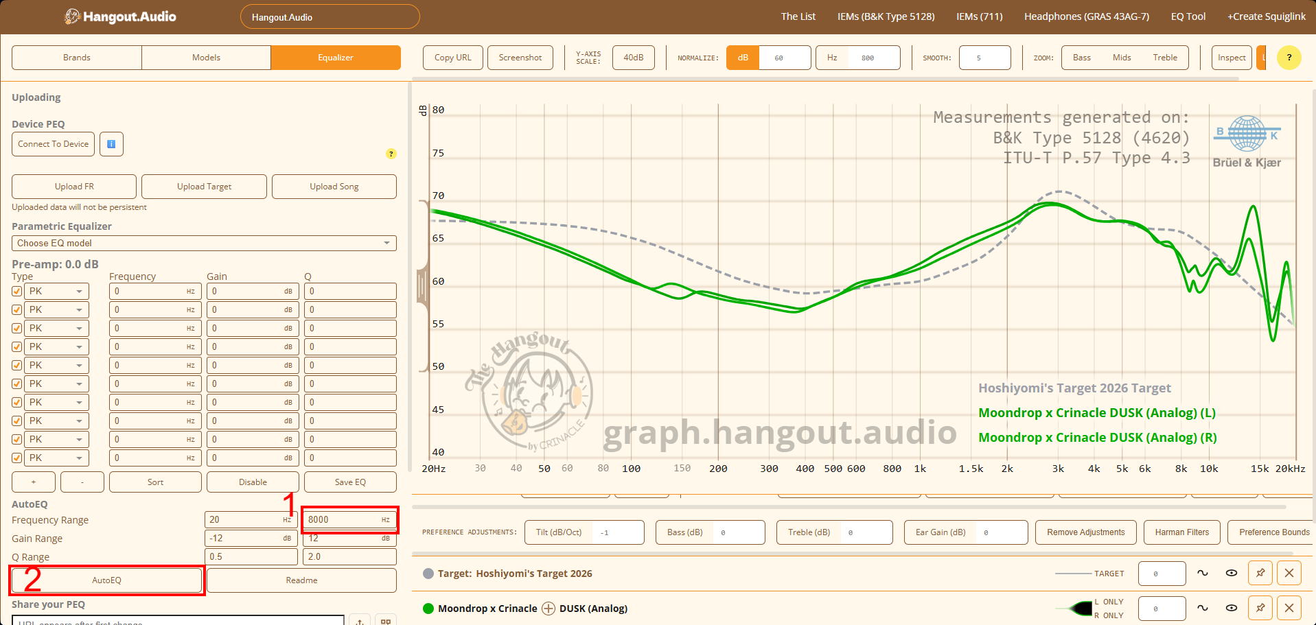 Step 5: Run AutoEQ & Download